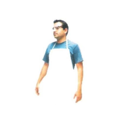 Mandil impermeable blanco